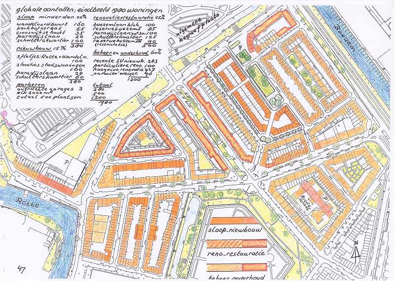 Eindbeeld 1980 woningen